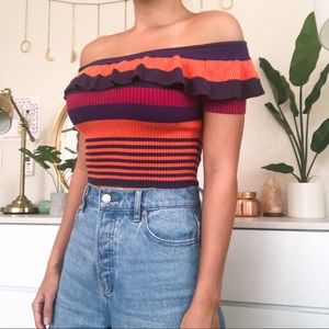 Striped Retro Top